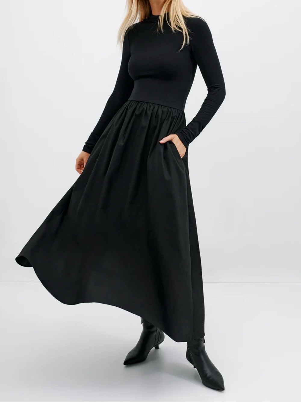 Marcella Black Maxi “Fillmore” dress NWT size XL